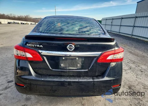 2015 Nissan Sentra S из США, поврежденный, VIN 3N1AB7AP5FY334383